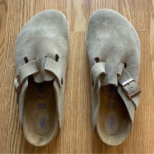 Birkenstock Boston Clog Taupe size 39 women’s